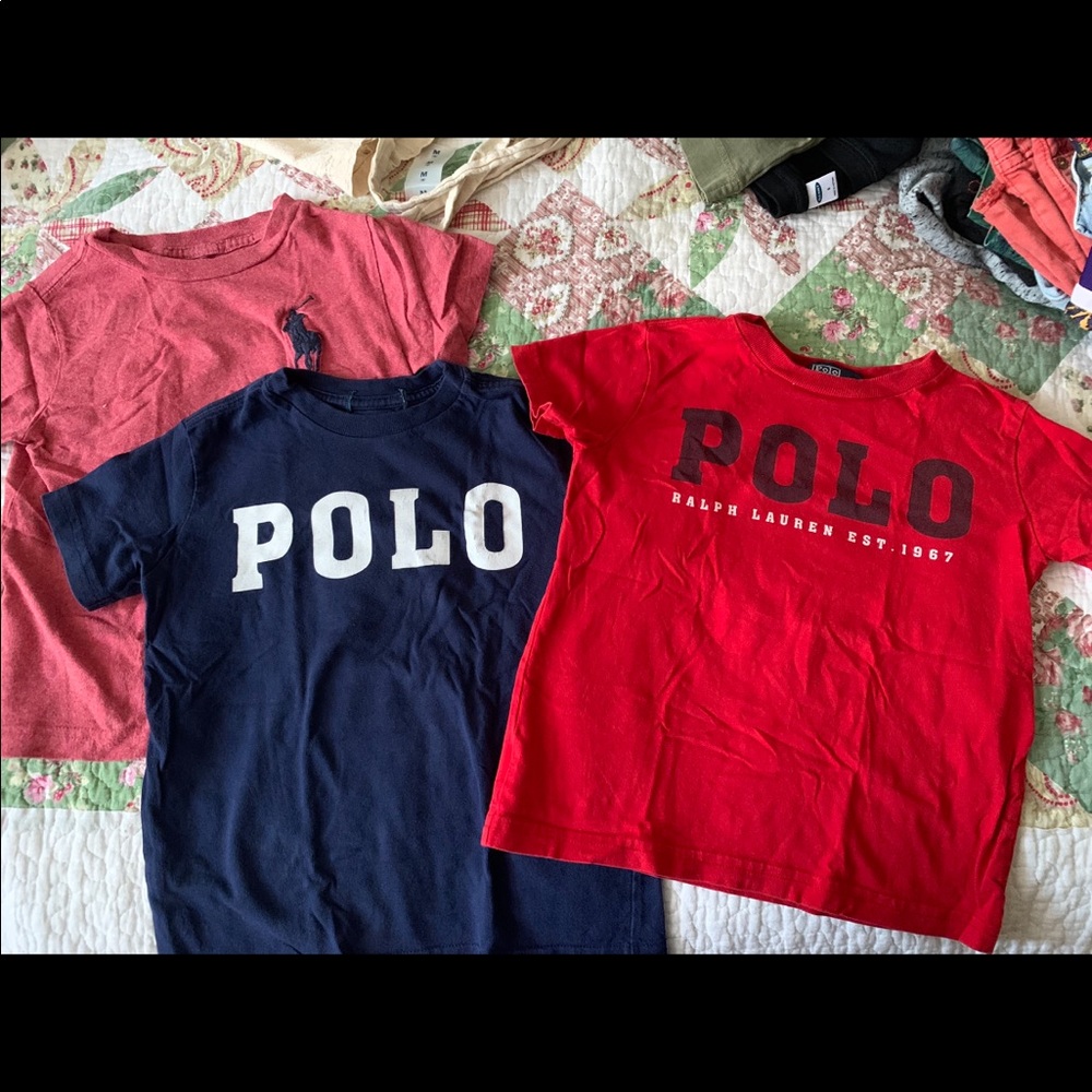 3 POLO Ralph Lauren T-shirts